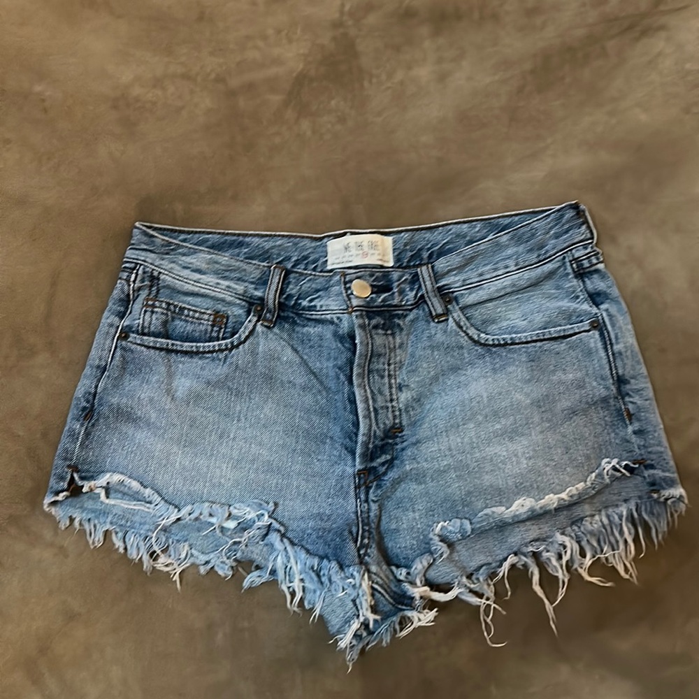 Free People Cutoff Jean Shorts